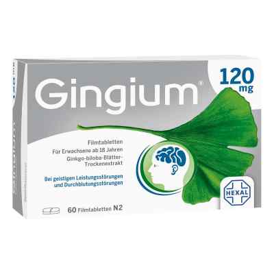Gingium 120 mg Filmtabletten 60 stk von Hexal AG PZN 14171171