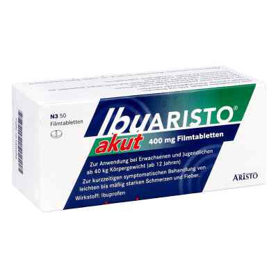 Ibuaristo akut 400 mg Filmtabletten 50 stk von Aristo Pharma GmbH PZN 16160295