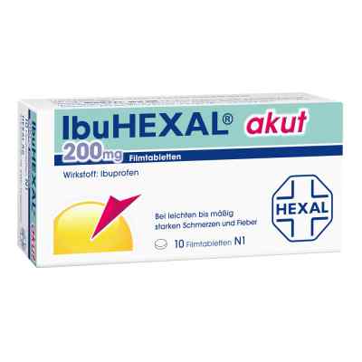 IbuHEXAL akut 200mg 10 stk von Hexal AG PZN 02222420