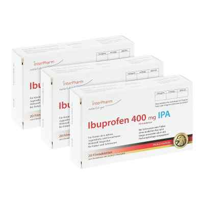 Ibuprofen 400mg 3x20 stk von Inter Pharm Arzneimittel GmbH PZN 08100820