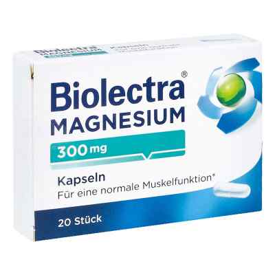 Magnesium Biolectra 300 Kapseln 20 stk von HERMES Arzneimittel GmbH PZN 05561507