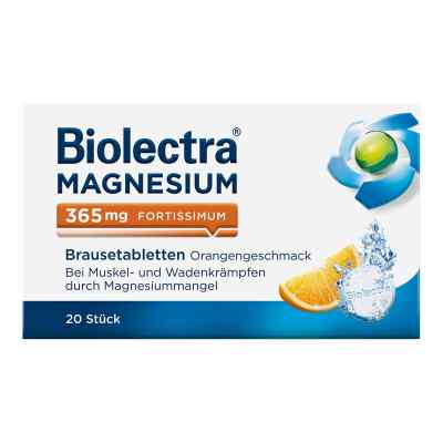Magnesium Biolectra fortissimum Orange Br.tab. 20 stk von HERMES Arzneimittel GmbH PZN 02725210