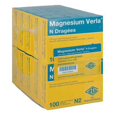 Magnesium Verla N Dragees 10x100 Stück 10X100 stk von Verla-Pharm Arzneimittel GmbH &  PZN 07330597
