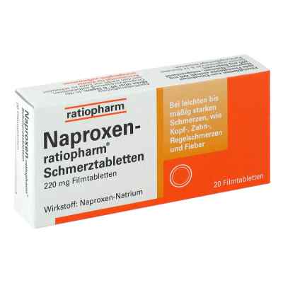 Naproxen-ratiopharm Schmerztabletten 20 stk von ratiopharm GmbH PZN 02220332