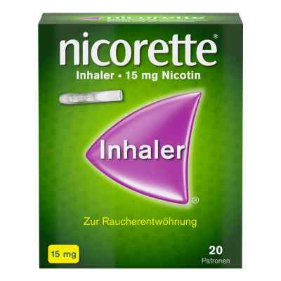 Nicorette Inhaler zur Raucherentwöhnung 20 stk von Johnson & Johnson GmbH (OTC) PZN 09267911