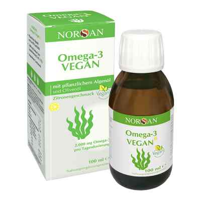 Omega 3 Vegan Algenöl flüssig Norsan 100 ml von San Omega GmbH PZN 13476394