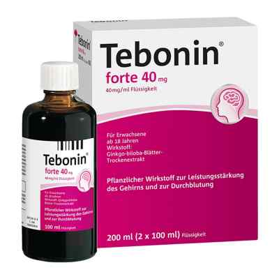 Tebonin forte 40mg 2X100 ml von Dr.Willmar Schwabe GmbH & Co.KG PZN 06995998